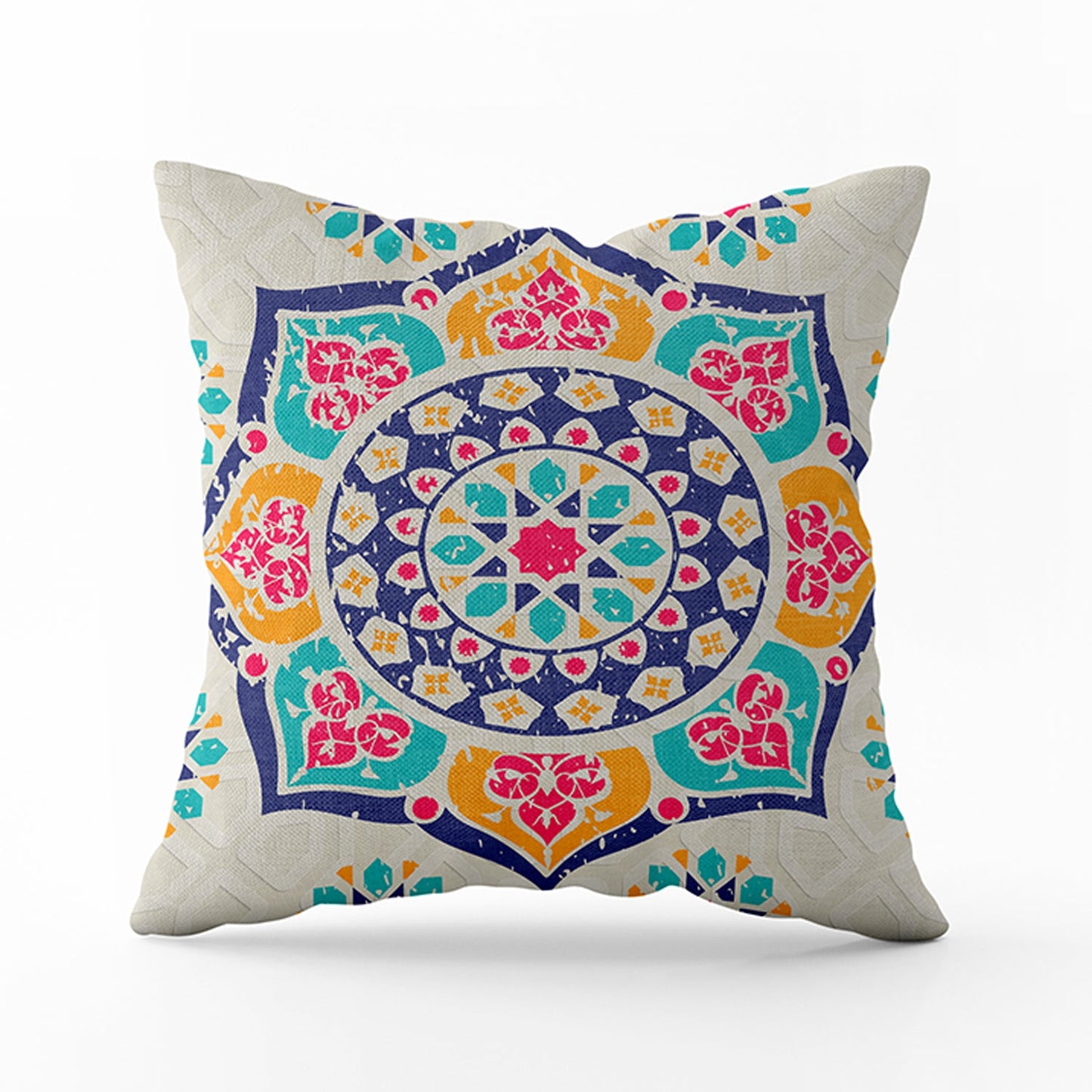 Cushion cover with caption Ramadan kareem - Colorful