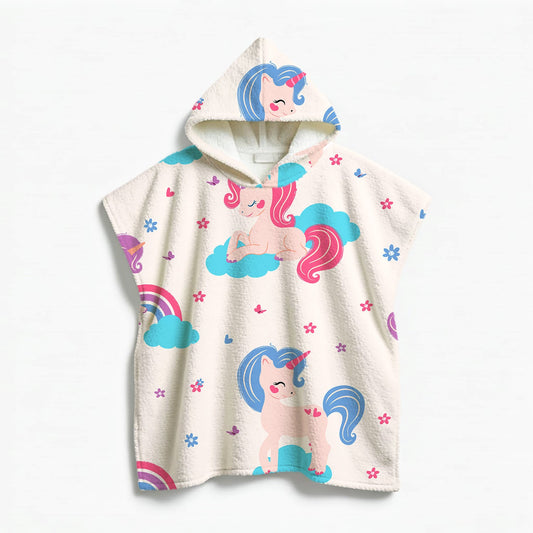 Kids Poncho Towel Unicorn