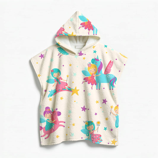 Kids Poncho Towel Fairy tales